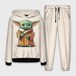 Женский костюм с толстовкой 3D Малыш Грогу - Мандолорец