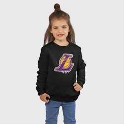 Детский свитшот хлопок Lakers team - фото 2