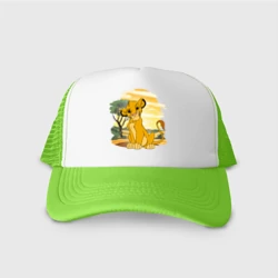 Кепка тракер с сеткой Львенок Симба