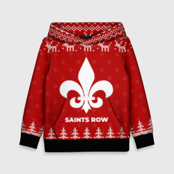 Детская толстовка 3D Новогодний Saints Row с оленями
