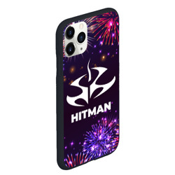 Чехол для iPhone 11 Pro Max матовый Праздничный Hitman - фото 2