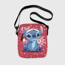 Сумка через плечо 3D Новогодний Стич