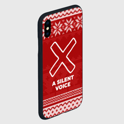 Чехол для iPhone XS Max матовый Новогодний A Silent Voice - фото 2