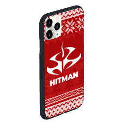 Чехол для iPhone 11 Pro Max матовый Новогодний Hitman - фото 2