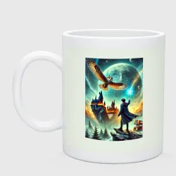 Кружка керамическая Harry Potter and owl - Hogwarts