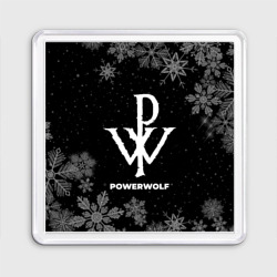 Магнит 55*55 Снежный Powerwolf