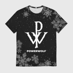 Мужская футболка 3D Снежный Powerwolf