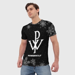 Мужская футболка 3D Снежный Powerwolf - фото 2
