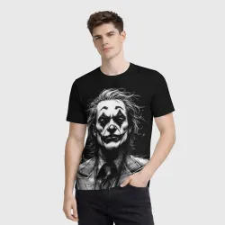 Мужская футболка 3D Joker - clown - фото 2