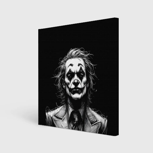 Холст квадратный Joker - clown
