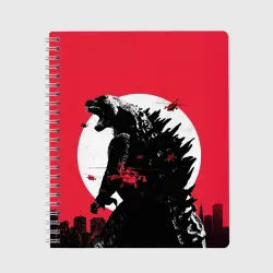 Тетрадь Godzilla destroys the city
