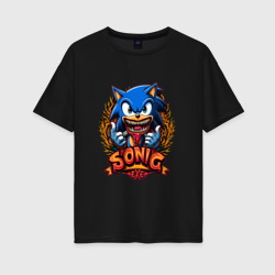 Женская футболка хлопок Oversize Sonicexe