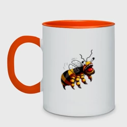 Кружка двухцветная Пчела-убийца из Деревня дураков