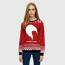 Женский свитшот 3D Новогодний Date A Live - фото 2