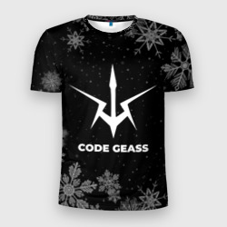 Мужская футболка 3D Slim Снежный Code Geass