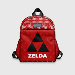 Детский рюкзак 3D Новогодний Zelda с оленями