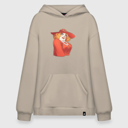 Худи SuperOversize хлопок Мисс Бурпл из Каламбур: Крутое Пике