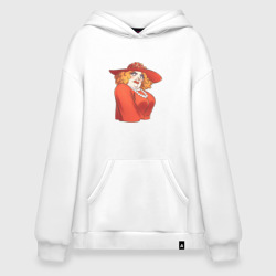 Худи SuperOversize хлопок Мисс Бурпл из Каламбур: Крутое Пике