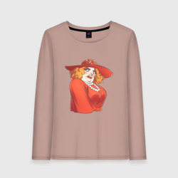 Женский лонгслив хлопок Мисс Бурпл из Каламбур: Крутое Пике