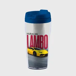Термокружка-непроливайка Итальянский суперкар Lambo Huracan