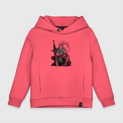 Детское худи Oversize хлопок Боевой пехотинец в броне