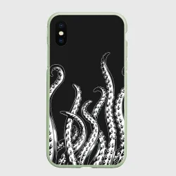 Чехол для iPhone XS Max матовый Octopus tentacles