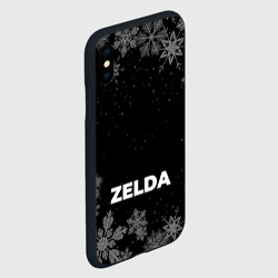 Чехол для iPhone XS Max матовый Снежный Zelda - фото 2