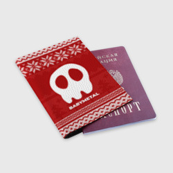Обложка для паспорта матовая кожа Новогодний Babymetal - фото 2