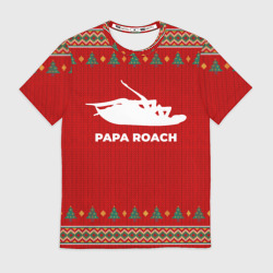 Мужская футболка 3D Papa Roach new year