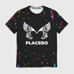 Мужская футболка 3D Placebo конфети