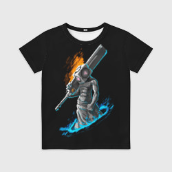 Детская футболка 3D Пирамидоголовый из Portal