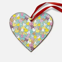 Деревянная игрушка Сердце Уютные уточки