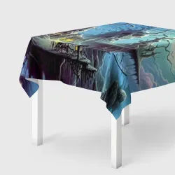 Скатерть 3D Коттедж ведьмы - нейроарт фантазия