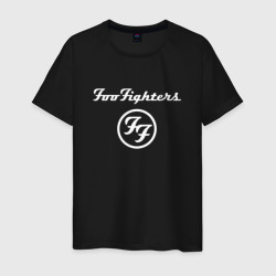 Мужская футболка хлопок Foo Fighters - vintage logo