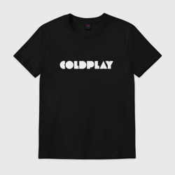Мужская футболка хлопок Coldplay logo