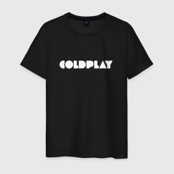 Мужская футболка хлопок Coldplay logo