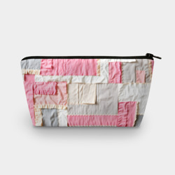 Косметичка 3D Розовый пэчворк