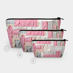 Косметичка 3D Розовый пэчворк - фото 2