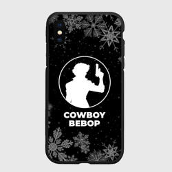 Чехол для iPhone XS Max матовый Снежный Cowboy Bebop