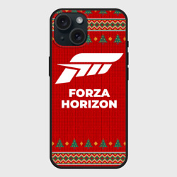 Чехол силиконовый для Apple iPhone 15 матовый Forza Horizon new year