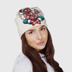 Шапка 3D Новогодняя женщина-паук с горячим шоколадом для пар - фото 2