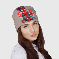 Шапка 3D Новогодний человек-паук с горячим шоколадом для пары - фото 2