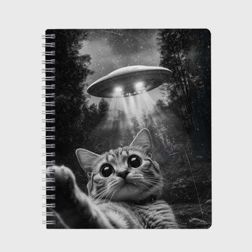 Тетрадь Котик и НЛО