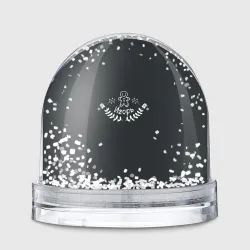 Игрушка Снежный шар Новогодний Игорь мелом