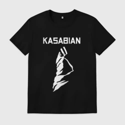 Мужская футболка хлопок Kasabian - logo