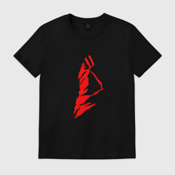 Мужская футболка хлопок Kasabian - red logo