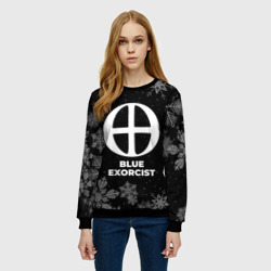 Женский свитшот 3D Снежный Blue Exorcist - фото 2