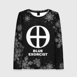 Женский лонгслив 3D Снежный Blue Exorcist