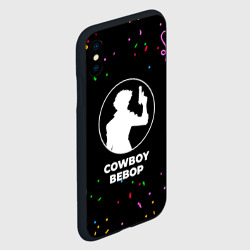 Чехол для iPhone XS Max матовый Cowboy Bebop конфети - фото 2