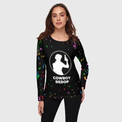 Женский лонгслив 3D Cowboy Bebop конфети - фото 2